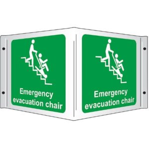 Evac Chair Sign 3D Rigid