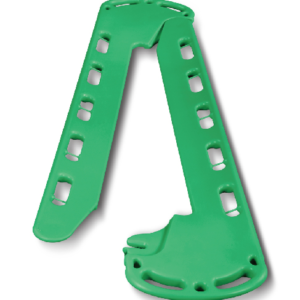 Scoop Split Type Green Stretcher